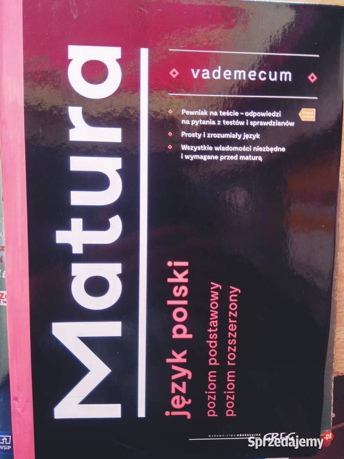 Matura polski vademecum Greg używane podręczniki Warszawa