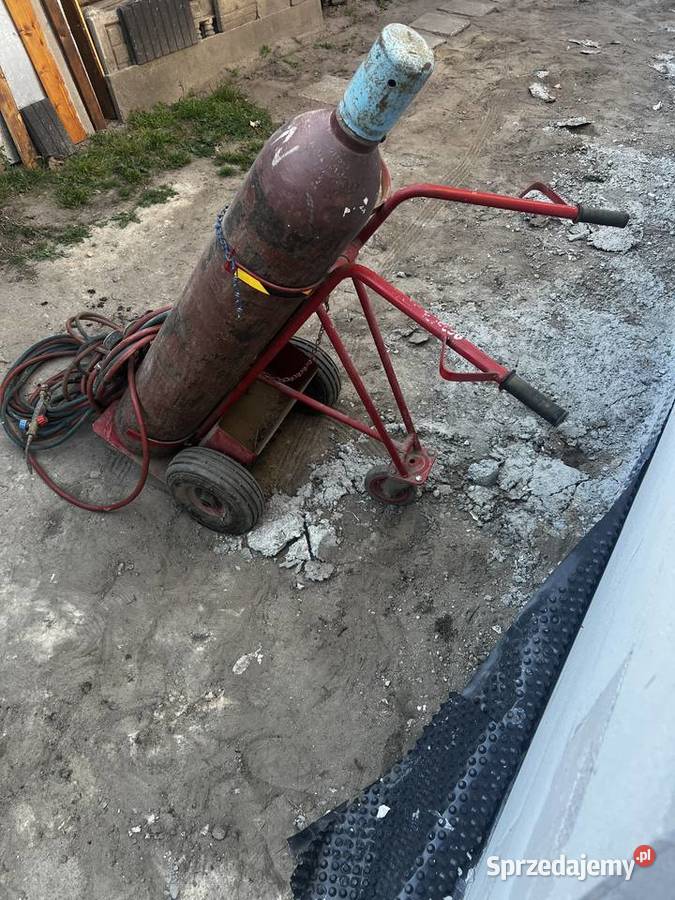 Zestaw do spawania gazowego wózek butle przewody podlaskie Dubiażyn sprzedam