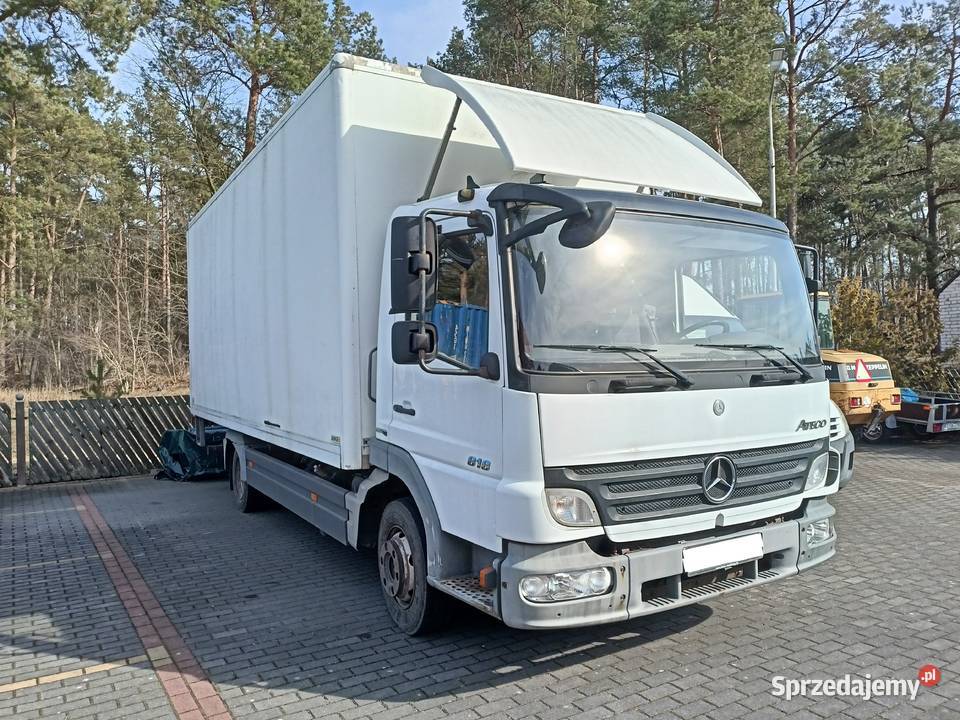 Mercedes Atego 818 2007 r 2 wł kontener 61 m manualna podlaskie Kolno