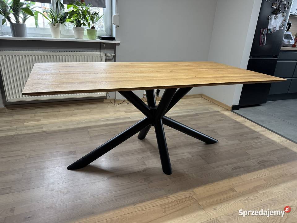 Stół dębowy pająk 90x180230280 90cm Szamotuły sprzedam