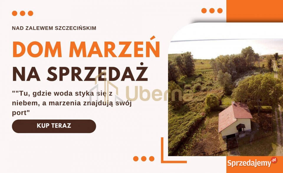 Dom z widokiem na Zalew Szczeciński mieszkalny Sprzedaż Kopice