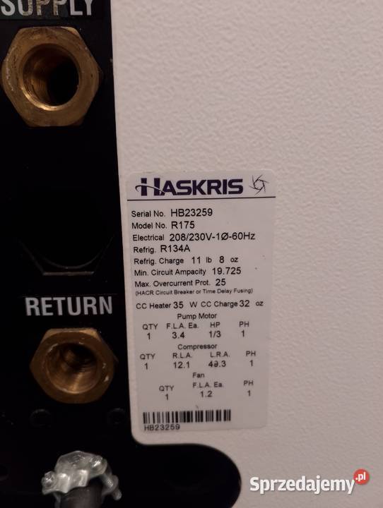 Haskris R175 przemysłowa chłodziarka chiller Poznań