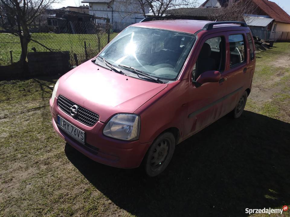 Opel Agila 12 uszkodzony benzyna+LPG