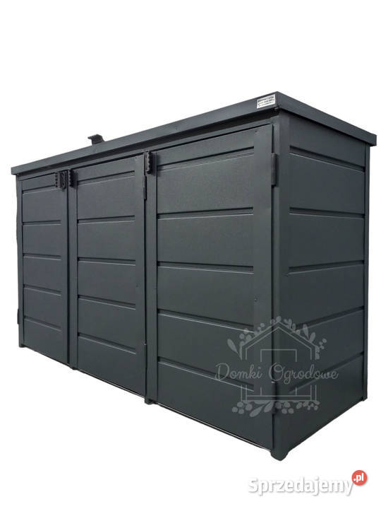 Zabudowa koszy na śmieci wiata śmietnikowa Międzyrzecz