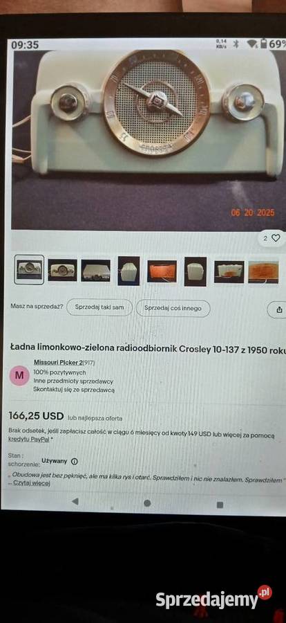 Radio lampowe z lat 50 tych Kraków sprzedam