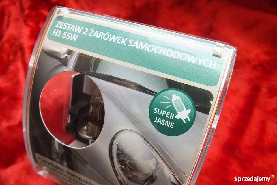 2 żarówek samochodowych Light H1 55W JASNE Żary