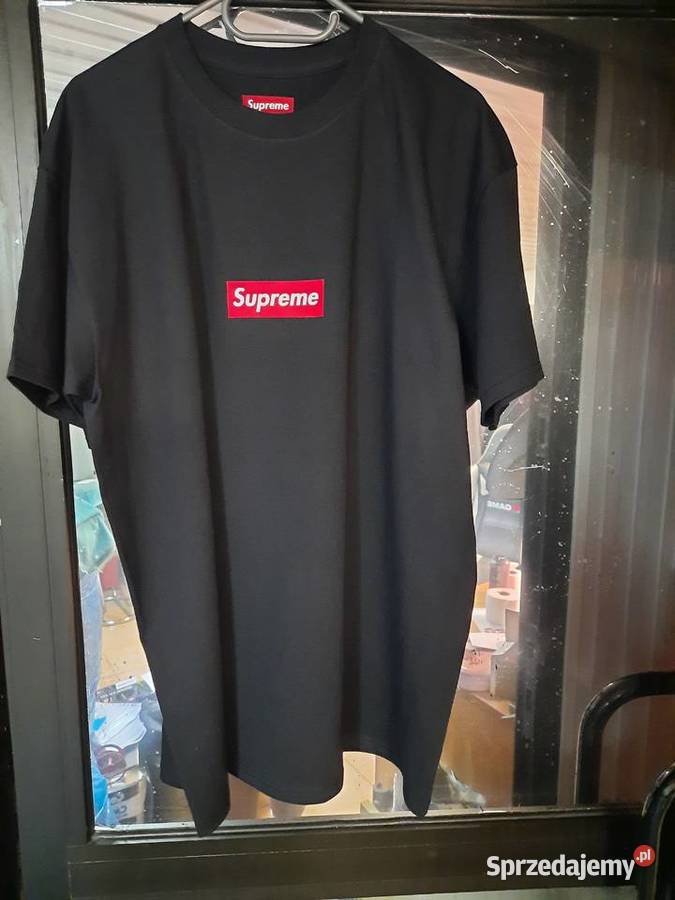 Czarna nowa koszulka Supreme XL bez metek Poznań