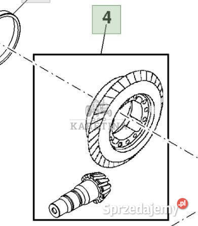 John Deere 8360R Koło Talerzowe Wałek Atakujący wielkopolskie Jastrzębniki sprzedam