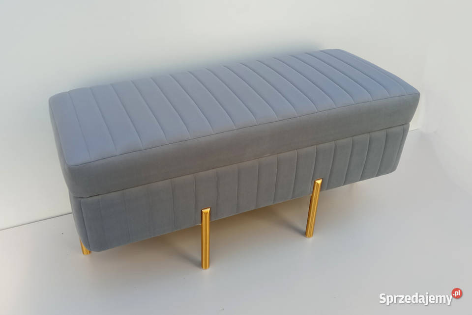 PUFA ŁAWKA SKRZYNIA KLARA OTWIERANA 40cm Poznań