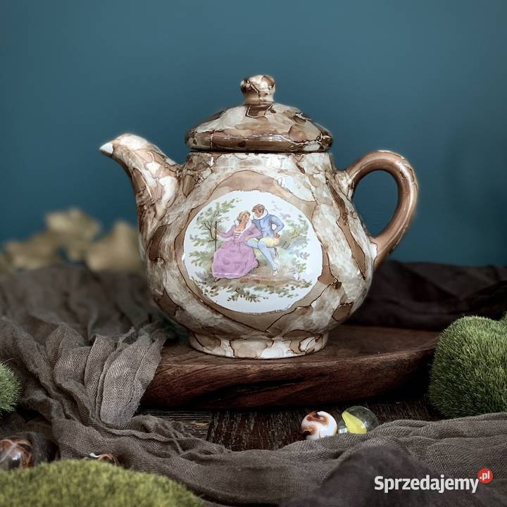 Dzbanek imbryk porcelana PRL 05 l śląskie Myszków