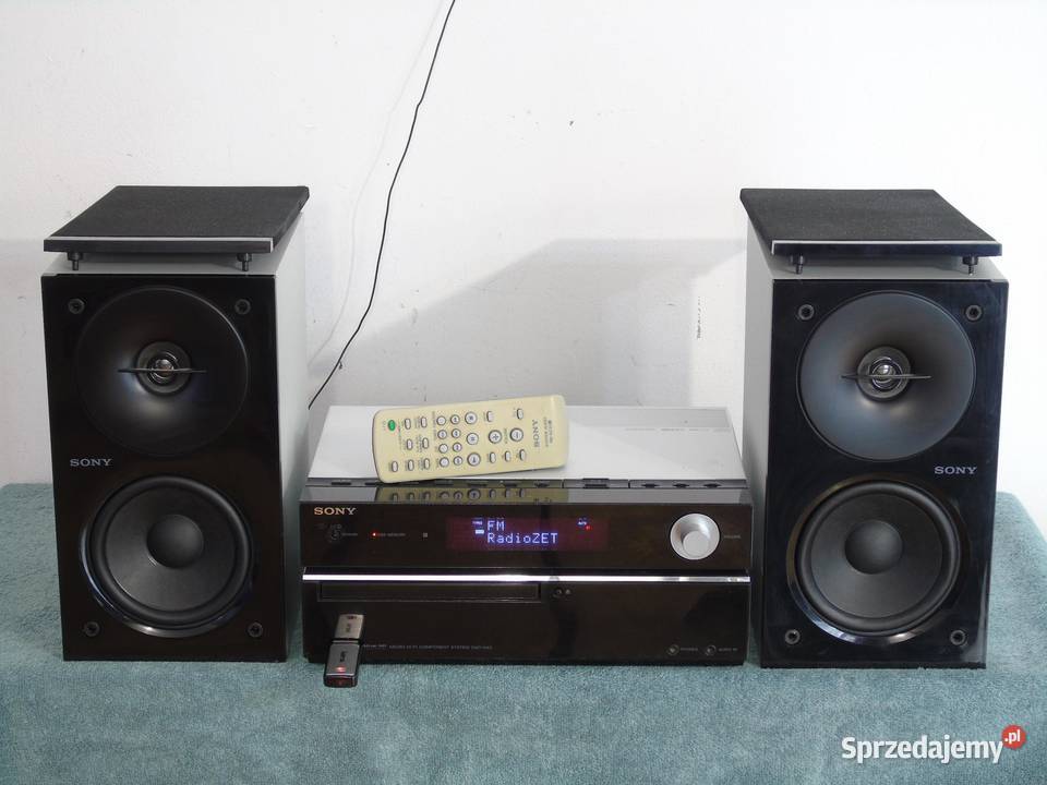 Wieża Sony HCDHX3 pilot USB mp3 CD RDS AUX kol