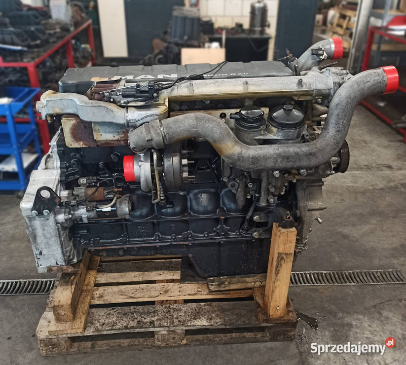 Kompletny silnik MAN kapitalce D2066 Euro 3 390 ciężarowe mazowieckie