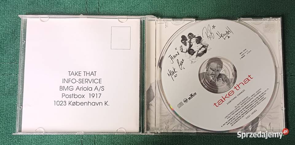 Take That Everything Changes CD małopolskie Zbylitowska Góra sprzedam