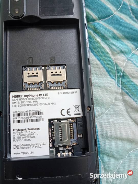 Telefon komórkowy myPhone Żółkiewka-Osada