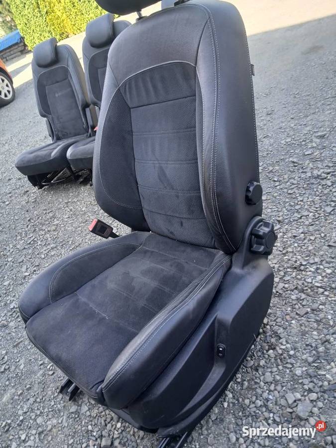 Fotele Siedzenia komplet skóra alcantara Ford S Radłów