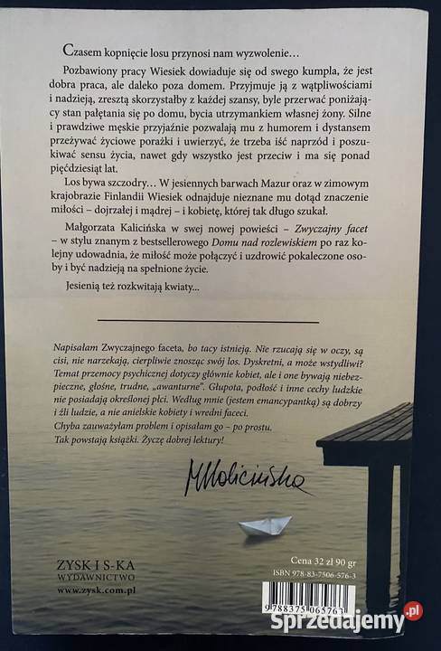 Małgorzata Kalicińska Zwyczajny facet Książki i Podręczniki