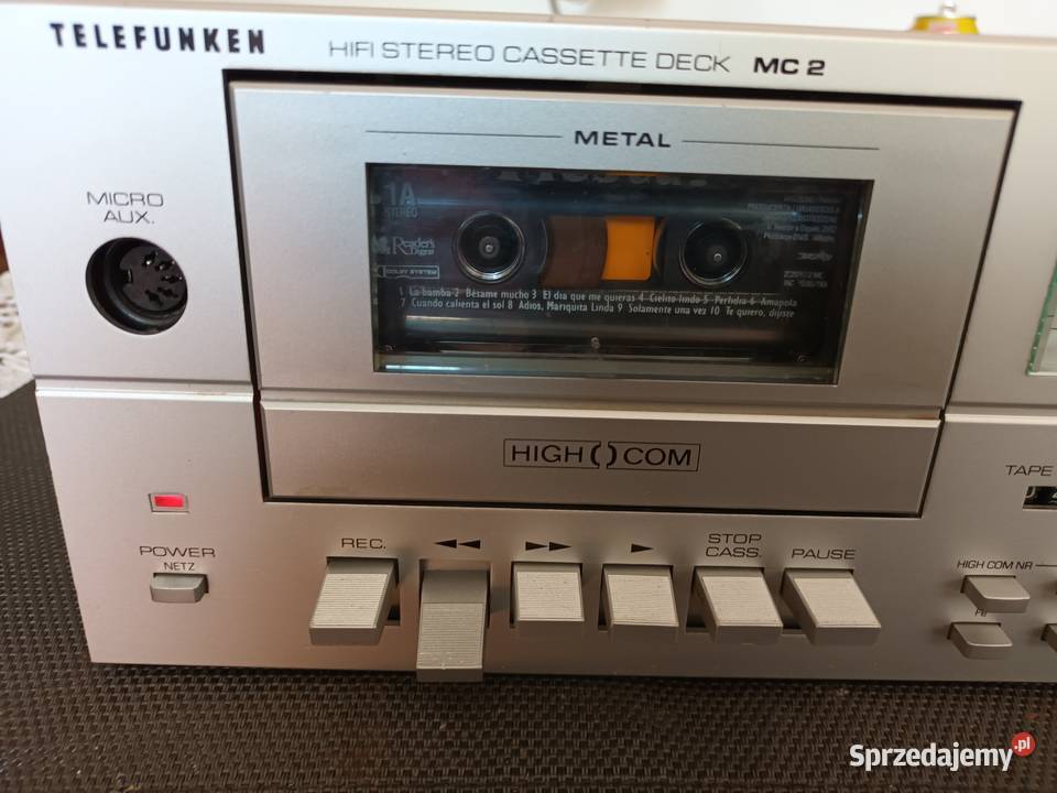 Magnetofon Telefunken MC 2 Hi Fi sprawny sprzedam