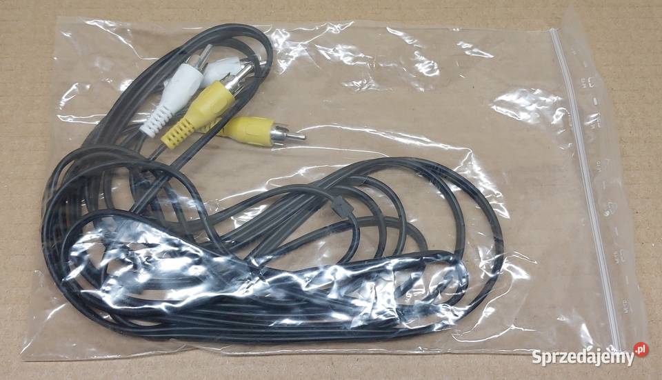 ZŁĄCZE KABEL PRZEDŁUŻACZ AV TV KAMERA 2X RCA Mielęcin