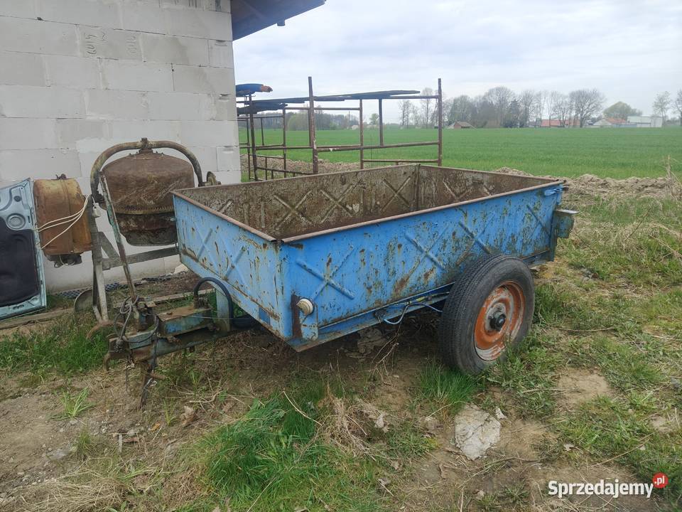 Przyczepka jednoosiowa z wywrotem kujawsko-pomorskie sprzedam