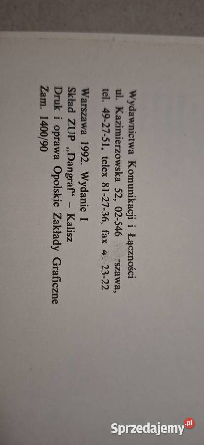 Węzły Drogowe Pierwsze wydanie z rozkładaną Łęczyca