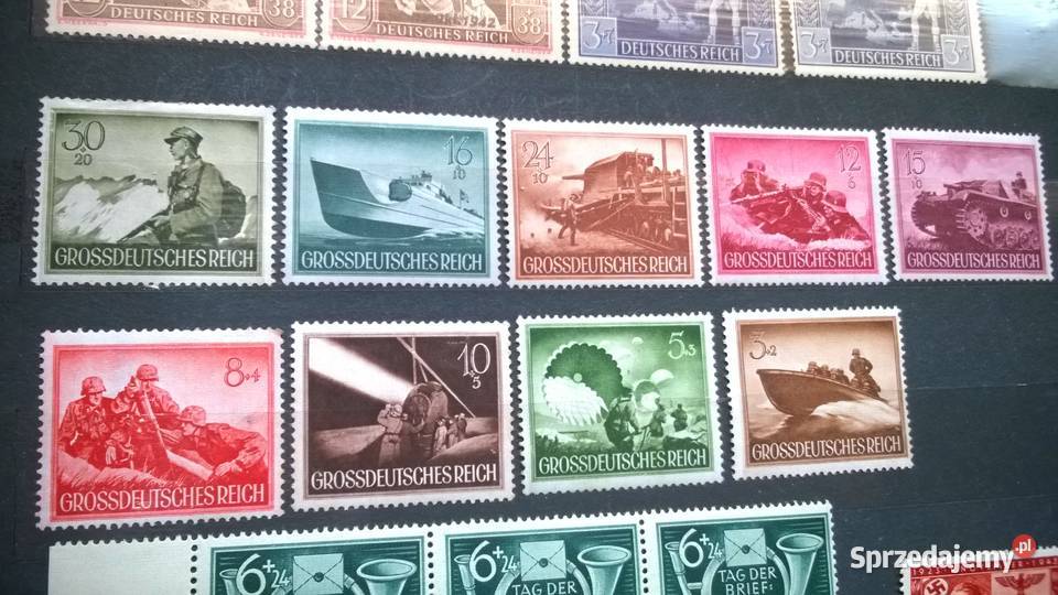 znaczki NIEMCY III RZESZA zestaw 62 czyste Warszawa