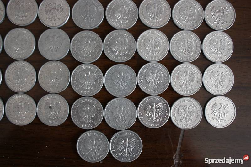 50 monet 50 groszy z PRL Warszawa