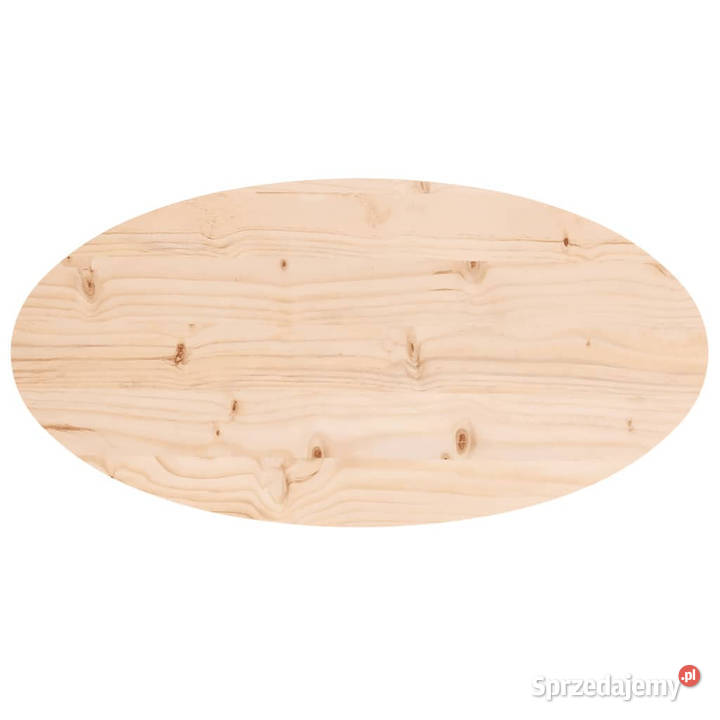 Blat stołu 70x35x25 lite drewno sosnowe owalny Warszawa sprzedam