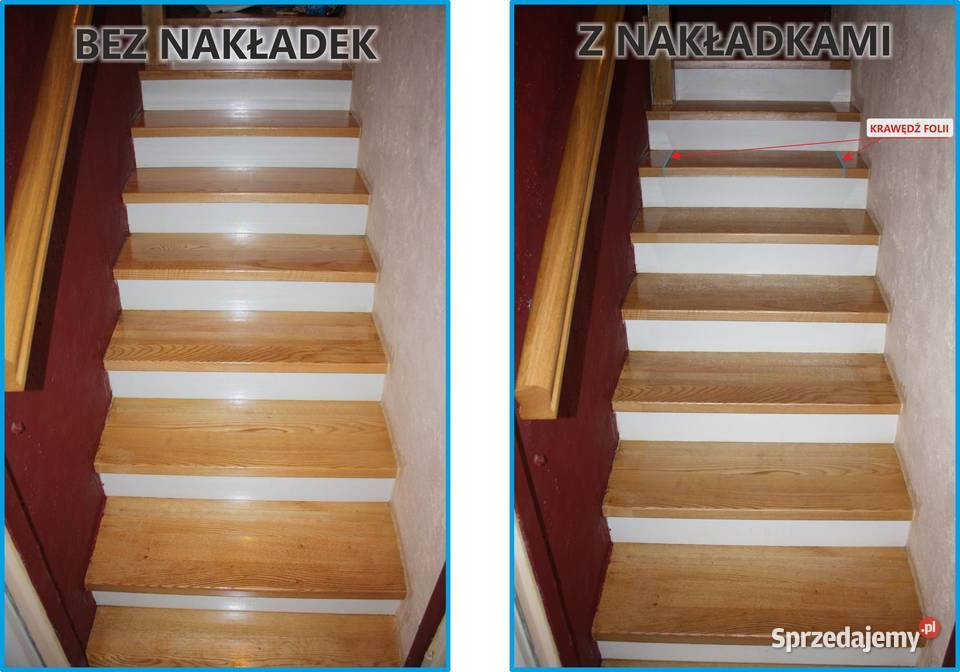 Nakładki bezbarwne na schody nastopnice Kraków