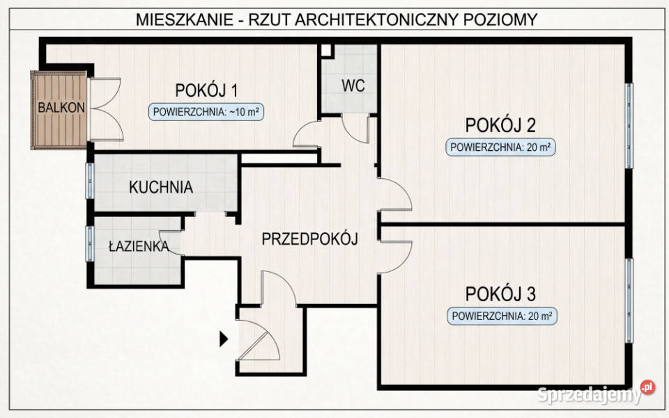 Mieszkanie Mazowiecka 831m2 3 pokoje Kraków