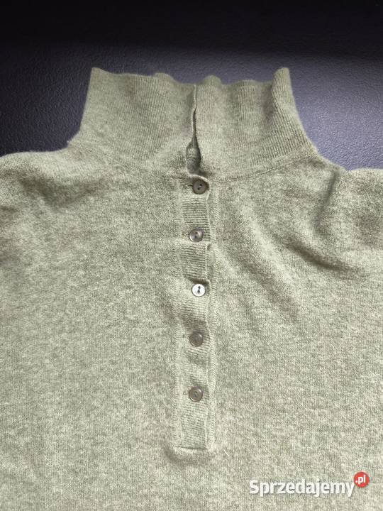Jasnozielony sweter polo Gdańsk