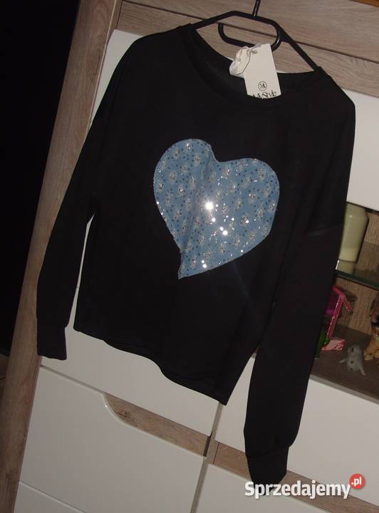 MY wiosenna bluza STYLE z Sercem jeanscekiny r Rawicz