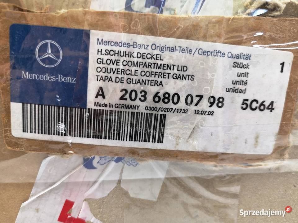 SCHOWEK DESKI ROZDZIELCZEJ MERCEDES C W203 0007