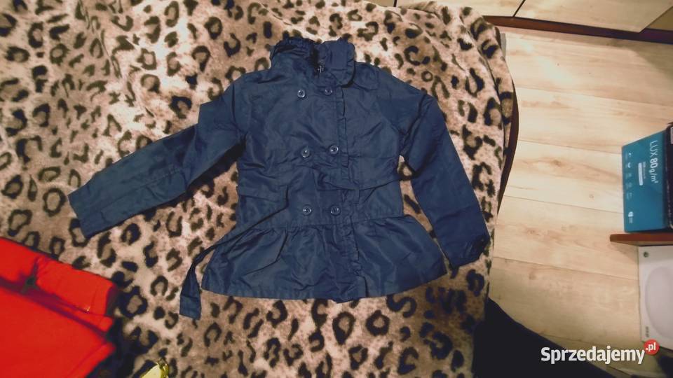 kurtka płaszcz dziewczęcy rozmiar 128134