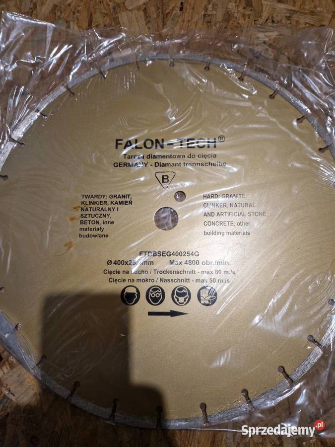 TARCZA 400 DIAMENTOWA SEGMENTOWA DO BETONU Głogowa sprzedam