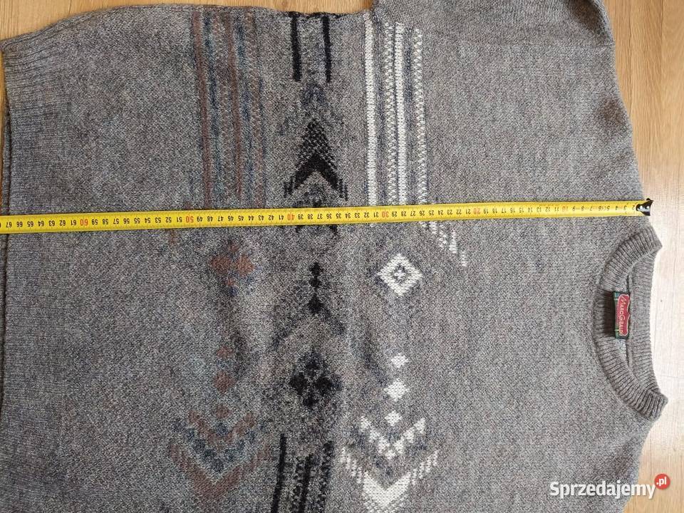 Sweter męski dobra jakość wełny Marc Gibaldi Wkładane przez głowę  śląskie Zabrze