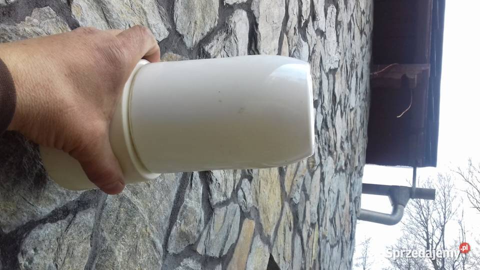 Retro lampa kinkiet 50 te lata mleczne szklo Lubań sprzedam