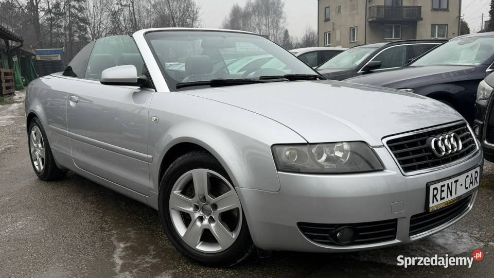 Audi A4 Cabrio24i V6170OPŁACONY Bezwypadkowy Częstochowa