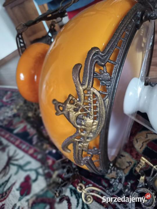 Żyrandol antyk 1892r duży Antyki Warszawa
