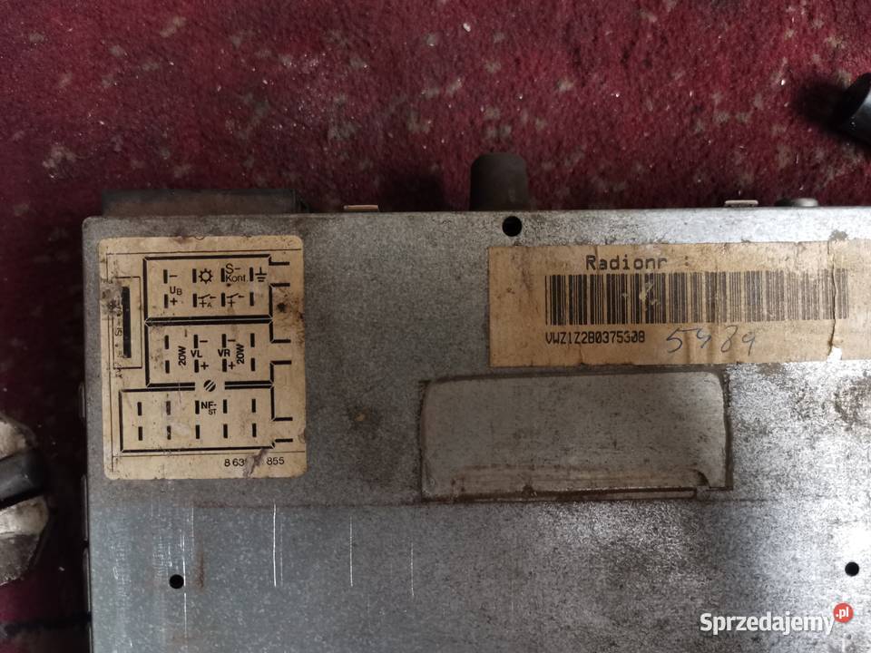Radio do vw t4 Rok produkcji 1996 Łęczyca