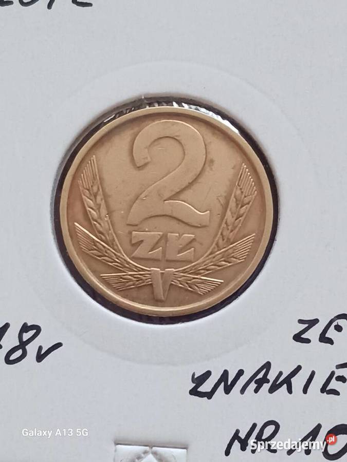 2 złote 1978 r ze znakiem mennicy 10najniższy Konin sprzedam