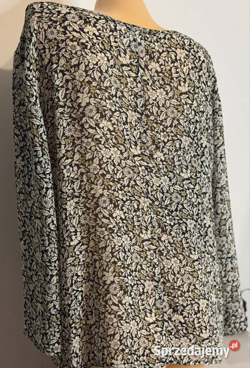 Bluzka Liz Claiborne w kwiaty zwiewna rękawy 34 Bluzki i koszule mazowieckie sprzedam