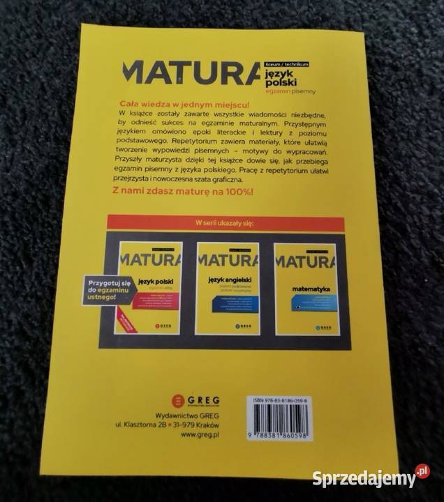 zestaw książek do matury Zgorzelec sprzedam