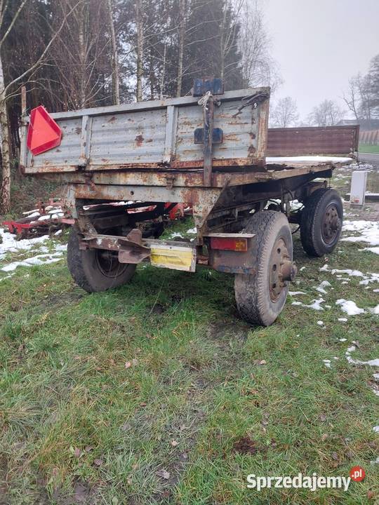Przyczepa wywrotka do remontu D50 lad6 ton Sieradz