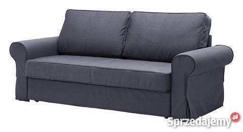 3 osobowa sofa IKEA BACKABRO Kraków używana niebieski Kraków sprzedam