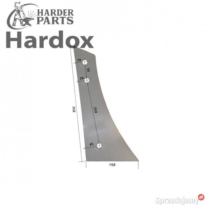 Pierś HARDOX 41884P części do pługa LANDSBERG Suwałki