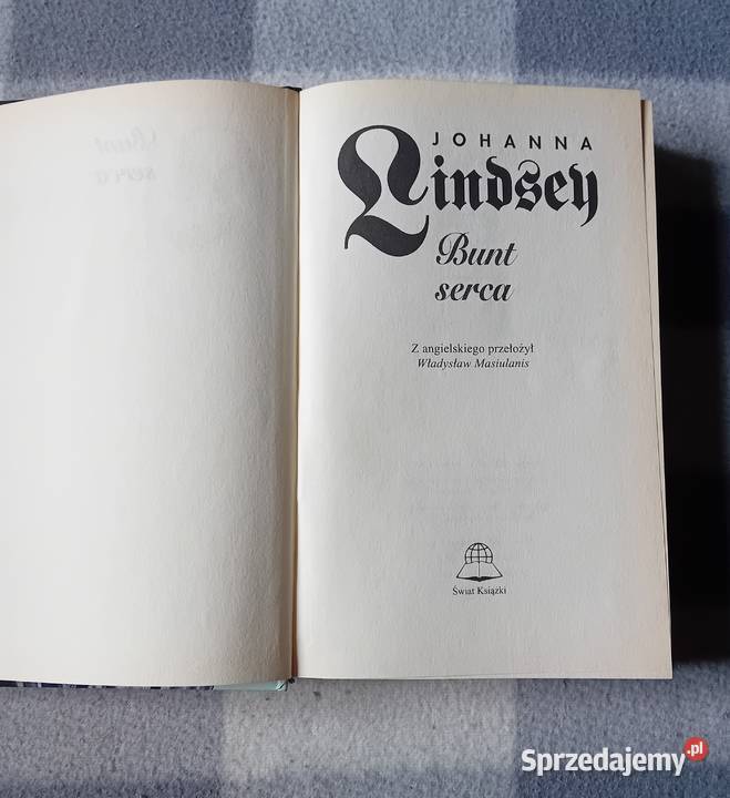 Johanna Lindsey Bunt serca Świat Książki 1997 r Koźminek