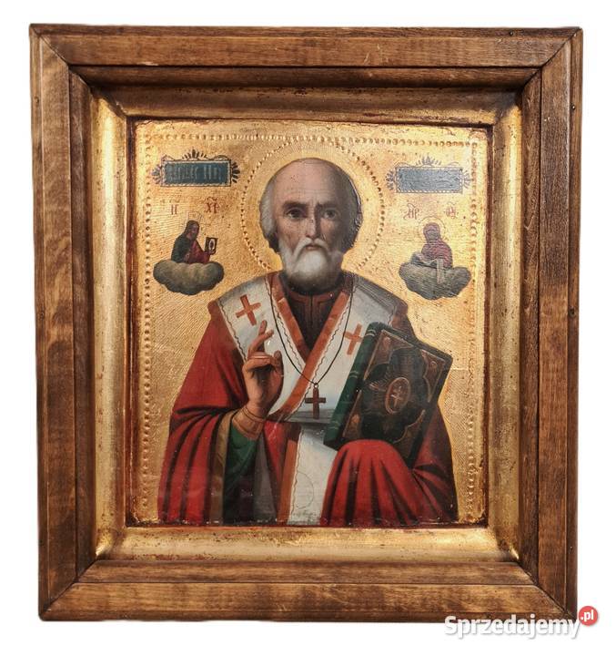 Ikona Święty Mikołaj z Miry Cudotwórca 0464 mazowieckie