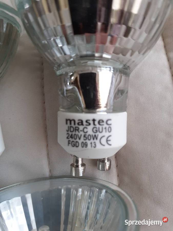 Żarówki halogenowe Mastec GU10 50W 240 V nowe Gniezno sprzedam