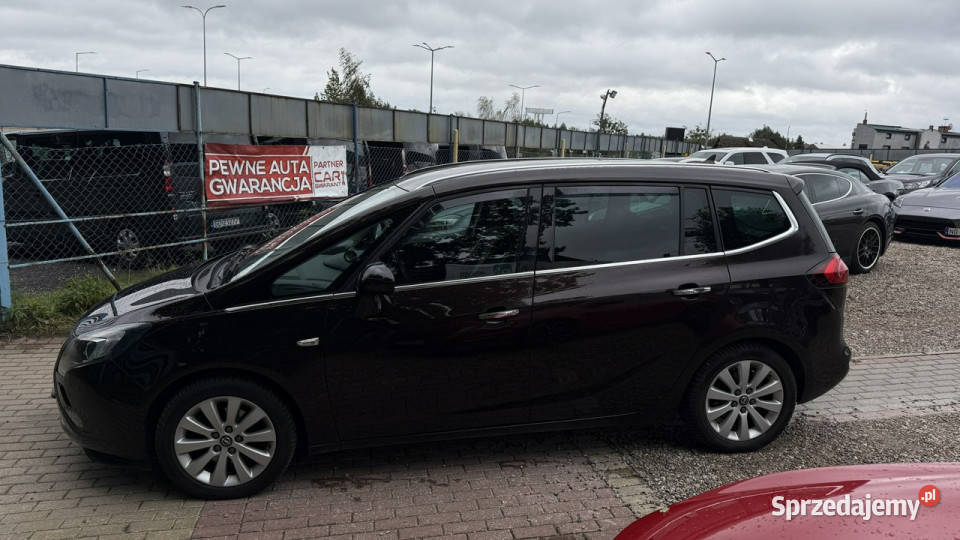 Opel Zafira 14 turbo gaz pół skóry ledy xenon autoalarm Gdańsk