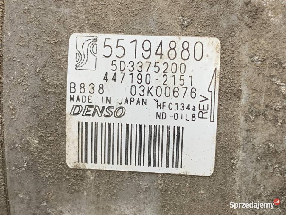 SPRĘŻARKA KLIMATYZACJI FIAT GRANDE PUNTO podkarpackie